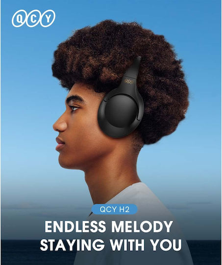 QCY H2 Pro Căști Audio Bluetooth Wireless Over Ear cu 60 Ore Autonomie Negre