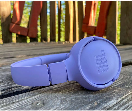JBL Tune 520BT Wireless / Wired On Ear Headphones with 57 Hours Playing Time and Quick Charge Purple