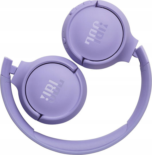 JBL Tune 520BT Wireless / Wired On Ear Headphones with 57 Hours Playing Time and Quick Charge Purple