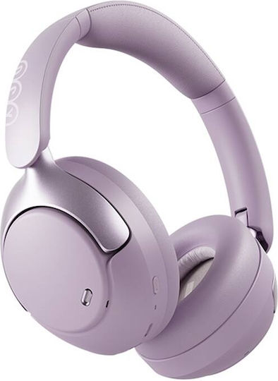 QCY H3 Pro Ασύρματα / Ενσύρματα Over Ear Ακουστικά με 55 ώρες Λειτουργίας Μωβ