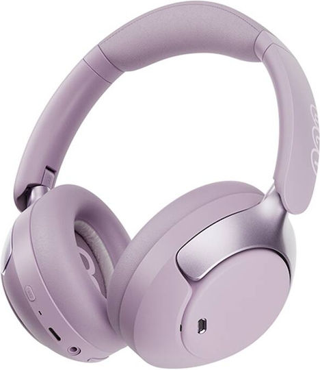 QCY H3 Pro Ασύρματα / Ενσύρματα Over Ear Ακουστικά με 55 ώρες Λειτουργίας Μωβ