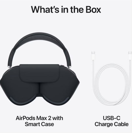 Apple AirPods Max 2 Ασύρματα / Ενσύρματα Over Ear Ακουστικά και Quick Charge Purple