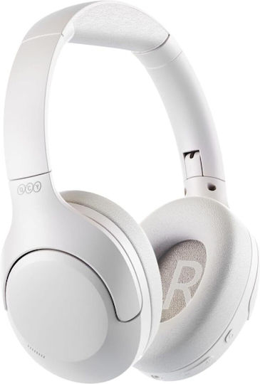 QCY H3 Pro Ασύρματα / Ενσύρματα Over Ear Ακουστικά με 55 ώρες Λειτουργίας Λευκά