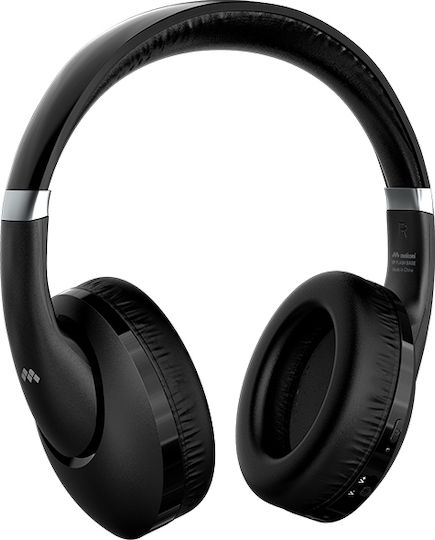 Meliconi Wireless / Wired Over Ear Headphones with 20 hours of Operation and Quick Charge Black