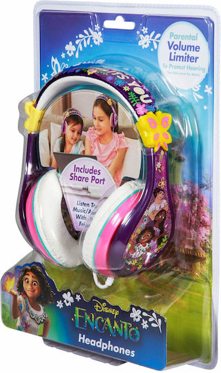 eKids EN-140 Ενσύρματα Παιδικά On Ear Ακουστικά Μωβ
