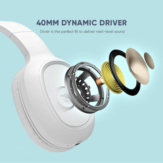 Sonic Gear Airphone 3 Безжични / Жични Over Ear Слушалки с 8 часа Работа и Бързо Зареждане Черни