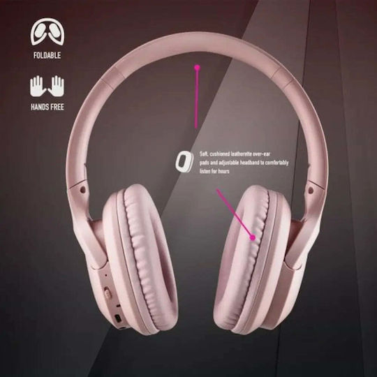 NGS Fără fir / Cu fir Over Ear Căști cu 40 ore de Funcționare Roz