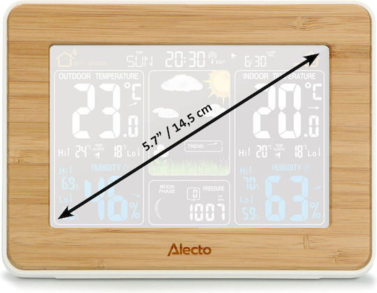 Alecto WS-1560 Безжичен Метеорологичен Станция Цифров Настолен