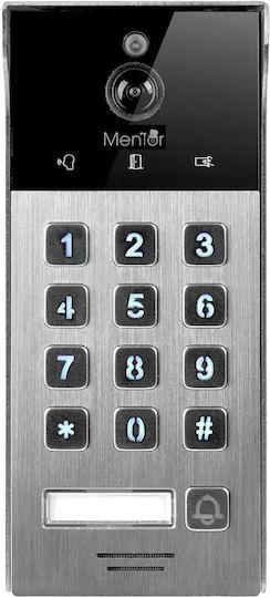 Smart Video Interfon Mentor Svk473w 4 Fire WiFi Card Pin Tuya App 7 Inch Ips Dvr Ahd 2mp Ik07 Alb
