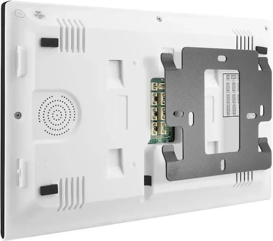 Smart Video Interfon Mentor Svk4102w 4 Fire Wi-Fi Card Pin Tuya App 10 Inch Ips Dvr Fhd 2mp Ip66 Alb