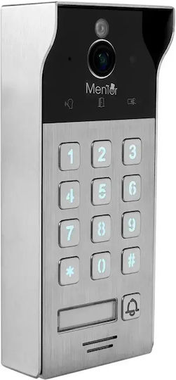 Interfon Video Inteligent Mentor Svk473b 4 Fire Wi-Fi Card Pin Aplicația Tuya 7 Inch Ips Dvr Ahd 2mp Ik07 Negru