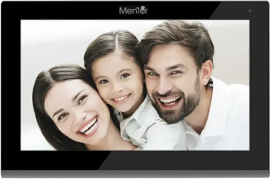 Interfon Video Inteligent Mentor Svk473b 4 Fire Wi-Fi Card Pin Aplicația Tuya 7 Inch Ips Dvr Ahd 2mp Ik07 Negru
