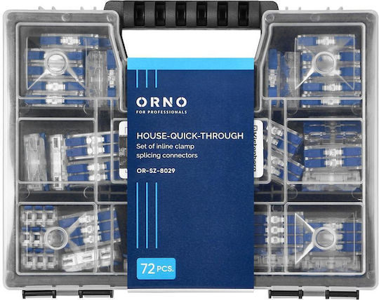 Σετ Διαμπερών Συνδετήρων House-quick-through 72 Τεμ