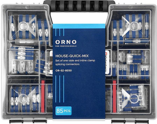 Σετ Μονόπλευρων Διαμπερών Συνδετήρων House-quick-mix 85 Τεμ