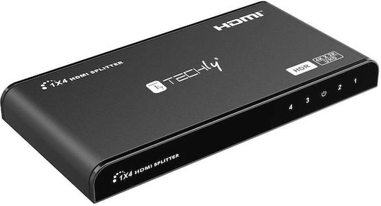 Techly 4K UHD 3D 4 HDMI Splitter IDATA-HDMI2-4K4