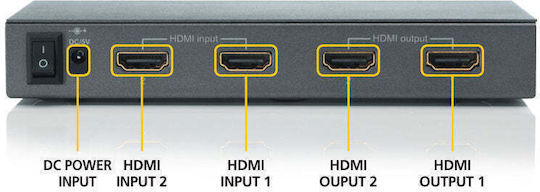 Marmitek 422 FHD 2 inputs/2 outputs HDMI Splitter