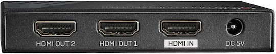 Lindy 2 Port 18G HDMI Splitter 38235