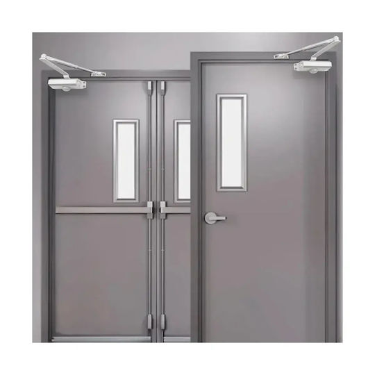 Amortizor Hidraulic Universal Pentru Ușă Mentor Acs042 2 Viteze Reglabile 60-80kg 800-1000mm 300,000 Cicluri 160 Grade Argintiu