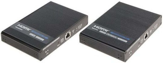 Delta HDMI Удължител HDMI+USB-EX-100-4K
