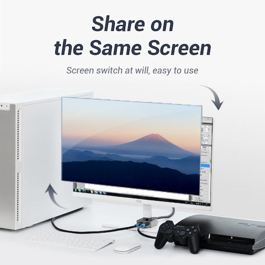 Vention Aflh0 Видео Сплитер От 1x Hdmi F До 2x Hdmi F 4k 2160p@60fps 3840x2160
