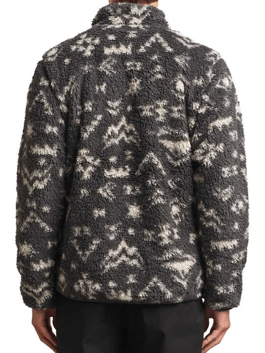 Winter Pass Ανδρική Ζακέτα Fleece Μαύρο