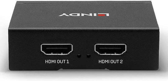 Lindy 38158 UHD 1 вход/2 изхода HDMI Сплитер 38158