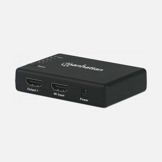 Manhattan 207706 UHD 1 είσοδος/4 έξοδοι HDMI Splitter