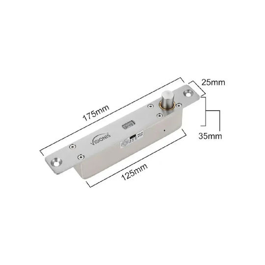Elektrische Zypriotische & elektromagnetische Schlösser Mentor Acs024 Fail Secure 12-24V 5A 1000kg Timer LED Präsenzsensor Eingebaut