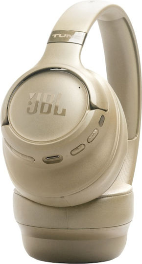JBL Tune 780NC Wireless / Wired Over Ear Headphones with 76 hours of Operation and Quick Charge Beige