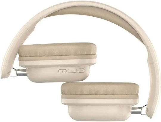 Defender Freemotion B640 Wireless / Wired Over Ear Headphones with 22 hours of Operation Beige