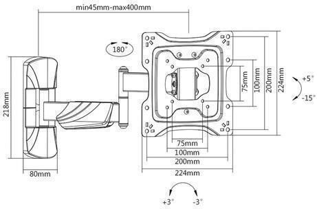 Value Wall Mount Screen 17.99.1143