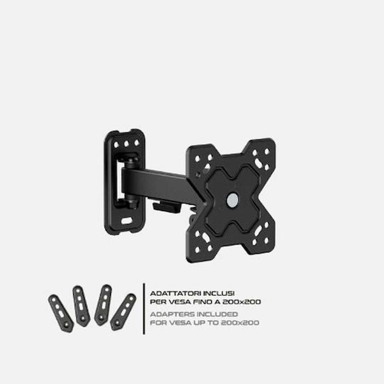 Unitronic JL41861P/UNI Βάση Τηλεόρασης Οροφής με Βραχίονα έως 42" και 20kg