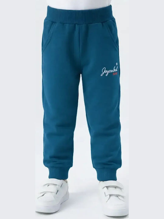 Boys Kids Tracksuit Petrol Blue Pants