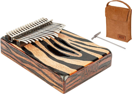 Mahalo Kalimba MKA17 Zebra 17 Note