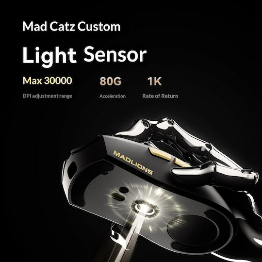 Madlions M3 Pro Ασύρματο Gaming Ποντίκι Λευκό