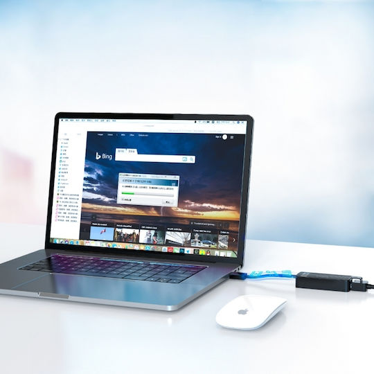Orico Utk-u3 Usb-a 3.0 To Rj45 Gigabit Ethernet 1 Gbps Network Adapter Black 6942227181053