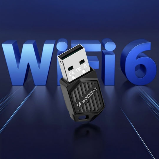 Wozinsky WAX-900 USB Network Adapter with Wireless Wi-Fi Connection 900Mbps