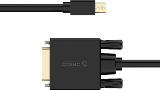 Orico DVI-Kabel DVI-D-Stecker - Mini-DisplayPort-Stecker 3m Schwarz