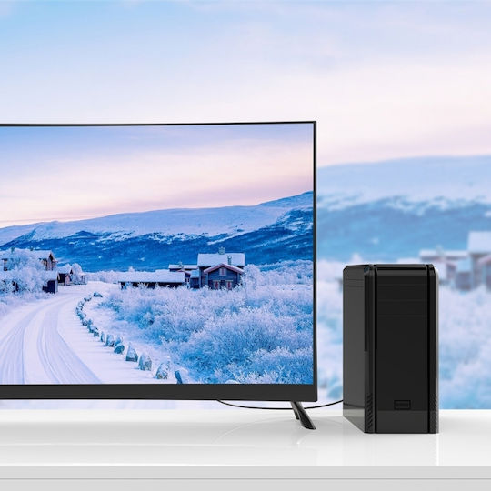 Orico Cable DVI-D male - VGA female 5m Μαύρο XD-DITV