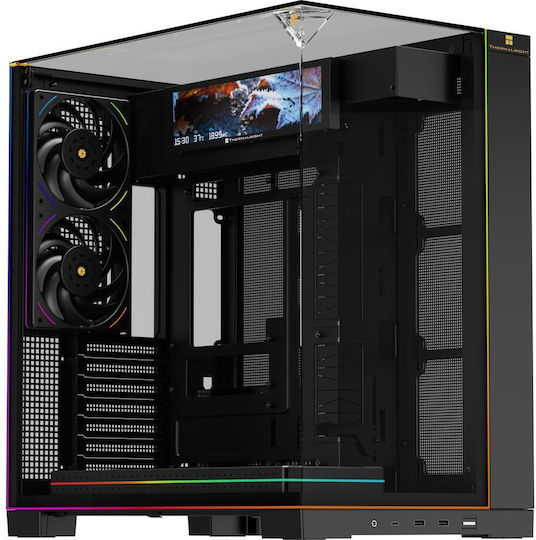 Thermalright A70 Vision Gaming Midi Tower Computer Case with Side Window Black