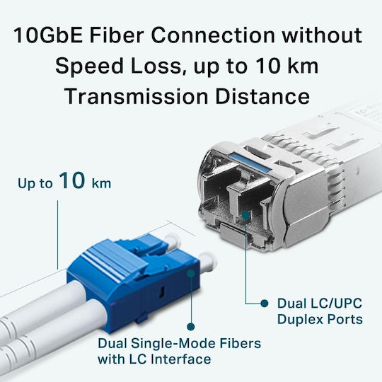 TP-LINK Transceiver TL-SM5110-LR SFP 10Gbps SMF 1 Stück