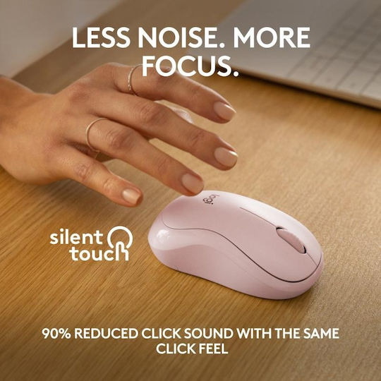Logitech M240 Silent Wireless Bluetooth Mouse Pink
