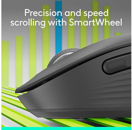 Logitech Signature M650 L for Business Kabellos Bluetooth Maus Graphite