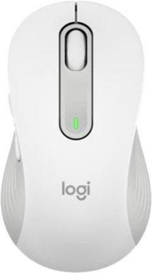 Logitech Signature M650 L For Business Ασύρματο Bluetooth Ποντίκι Off-white Large