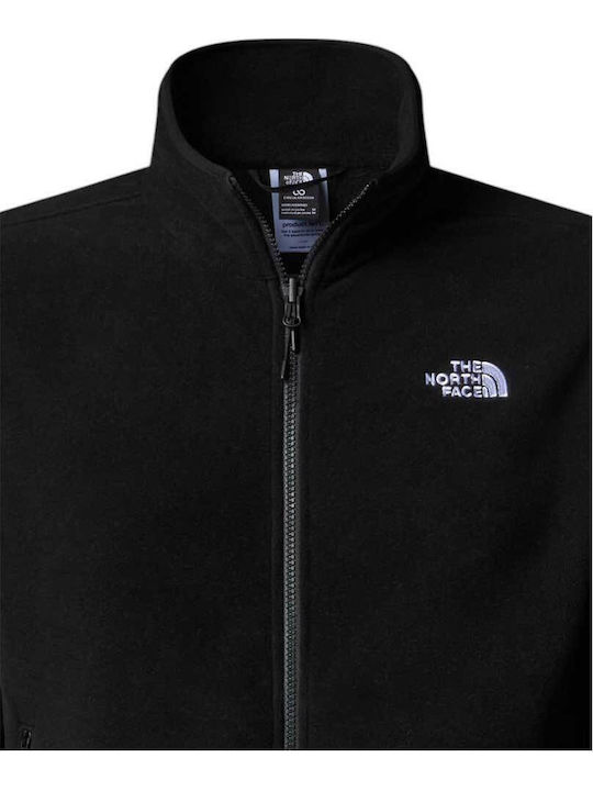 Glacier Ανδρική Ζακέτα Fleece Μαύρη