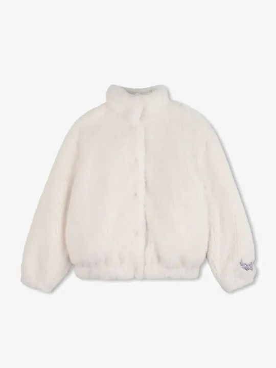 Kids Casual Short White Jacket