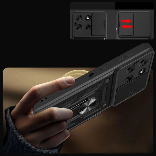 Tech-Protect Camshield Pro Back Cover Σιλικόνης / Πλαστικό Μαύρο (Motorola Moto G86 5G / G86 5G Power)