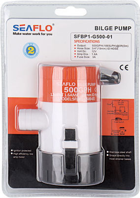 Seaflo Bilge Pump for Boat 1900lt/h 500Gph 12V 12V