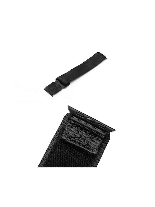 Forcell F-design Каишка Текстил Черен (Apple Watch 42/44/45/49 мм)