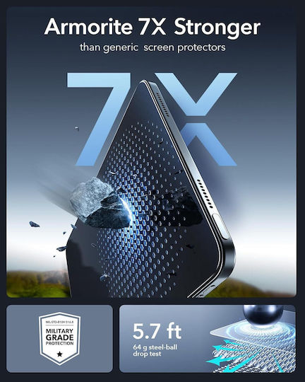 ESR Ultrafit Armorite Gehärtetes Glas Für iPad Pro 2024 13"